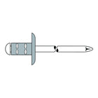Remache ciego GESIPA Vástago de remache PolyGrip(R) d x l 3,2 x 8 mm K9,5 ( 4000813560 )