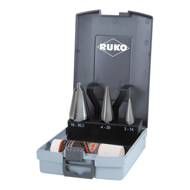 Juego de brocas RUKO para chapa 3-14 / 5-20 / 16-30,5 mm ( 4000601699 )