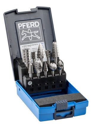 PFERD zestaw frezów trzpieniowych 82 Ø 6 mm 10-częściowy ( 4142033100 )