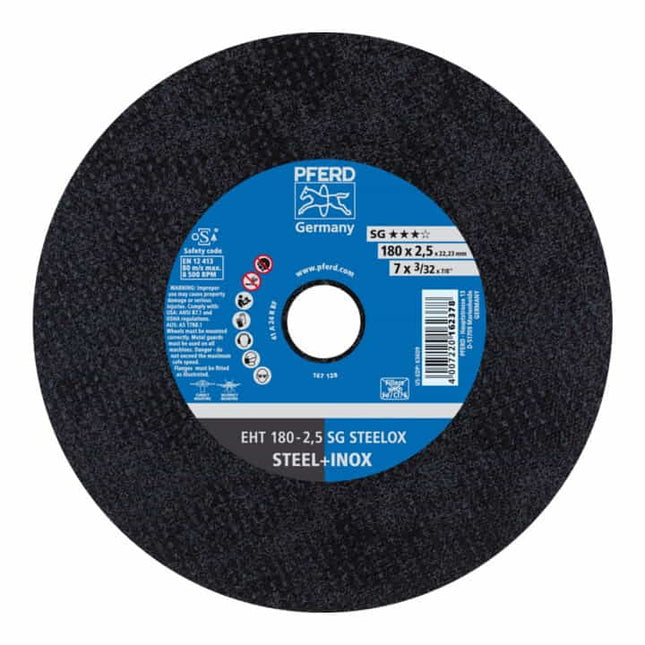 Disco da taglio PFERD SG STEELOX D180x2,5mm diritto ( 4000841317 )