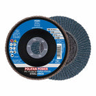 Disco de láminas PFERD POLIFAN Z SG POWER STEELOX Ø 125 mm granulometría 40 ( 4000841565 )