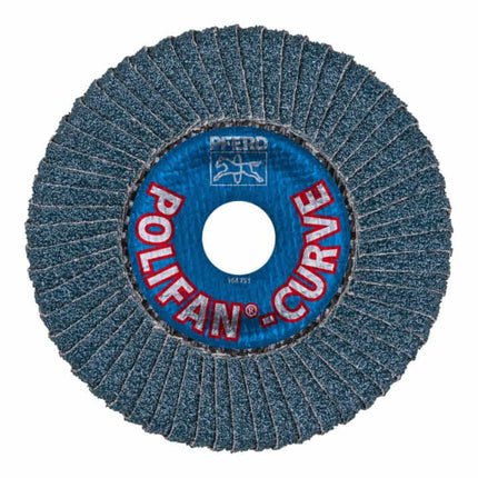Disco lamellare PFERD POLIFAN Z SGP CURVE STEELOX Ø 125 mm granulometria 40 ( 4000842896 )