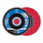 PFERD flap disc POLIFAN CO-COOL SG STEELOX Ø 125 mm grain size 60 conical ( 4000842608 )