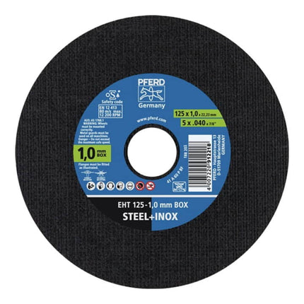 PFERD Cutting disc START STEELOX D125x1mm straight ( 4000843173 )