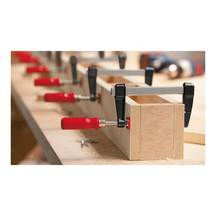 BESSEY Presse à vis de serrage en fonte moulée LM envergure 100 mm col de cygne 50 mm ( 4000831250 )