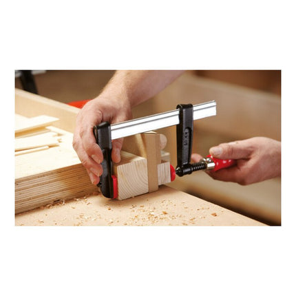 BESSEY Serre-joint en fonte malléable TPN envergure 120 mm col de cygne 60 mm ( 4000831600 )