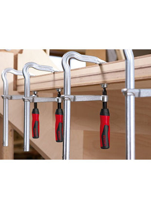 BESSEY all-steel screw clamp OMEGA Clamping width 250 mm Projection 120 mm ( 4000831472 )