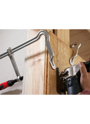 BESSEY all-steel screw clamp OMEGA Clamping width 250 mm Projection 120 mm ( 4000831472 )
