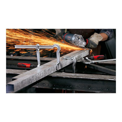 Morsetto a vite interamente in acciaio BESSEY OMEGA Larghezza di serraggio 250 mm Sporgenza 120 mm ( 4000831472 )