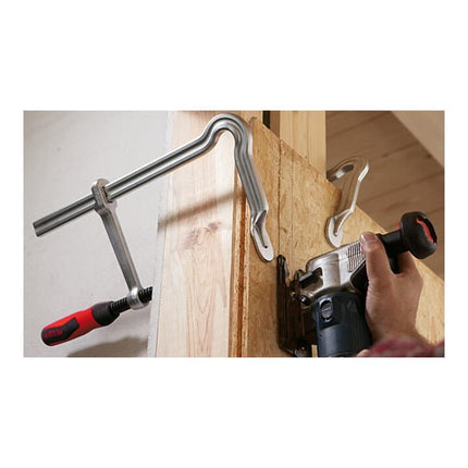 Morsetto a vite interamente in acciaio BESSEY OMEGA Larghezza di serraggio 300 mm Sporgenza 140 mm ( 4000831474 )