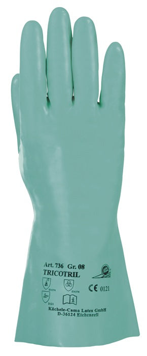 HONEYWELL guanti chimici Tricotril 736 taglia 10 verde ( 4000371751 )