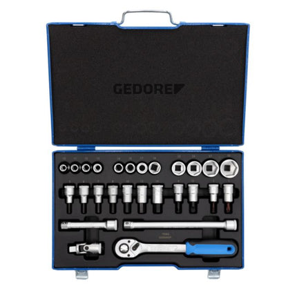 GEDORE socket spanner set 19 IMU-10 27-piece 1/2 ″ ( 4000821548 )