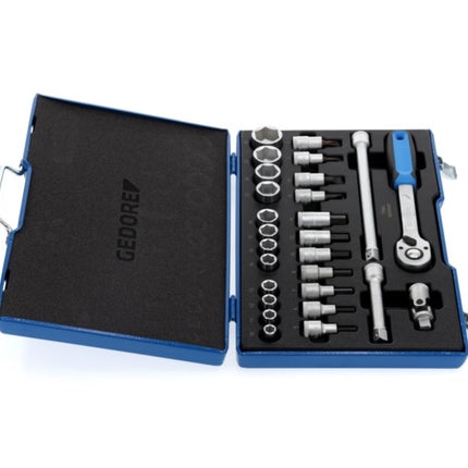 GEDORE socket spanner set 19 IMU-10 27-piece 1/2 ″ ( 4000821548 )