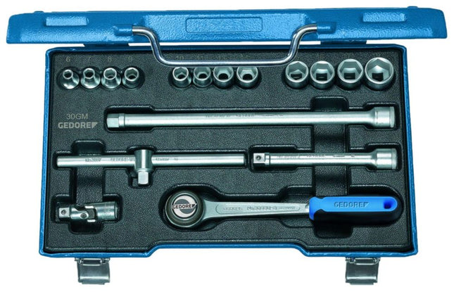 Set di chiavi a bussola GEDORE 30 GMU-3 17 pezzi 3/8 ″ ( 4000770965 )