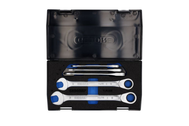 Set di chiavi a cricchetto GEDORE 7R-005 5 pezzi larghezze di chiave 8-19 mm ( 4000821988 )