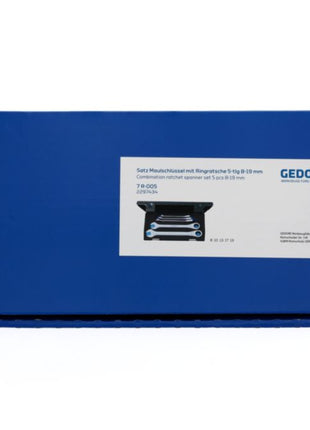 Set di chiavi a cricchetto GEDORE 7R-005 5 pezzi larghezze di chiave 8-19 mm ( 4000821988 )