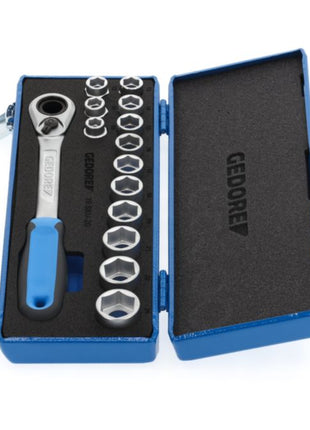 GEDORE socket spanner set 19 SKU-20 14-piece 1/2 ″ ( 4000880518 )