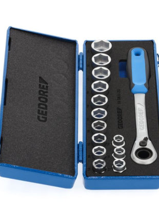 GEDORE socket spanner set 19 SKU-20 14-piece 1/2 ″ ( 4000880518 )