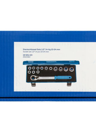 GEDORE socket spanner set 19 SKU-20 14-piece 1/2 ″ ( 4000880518 )
