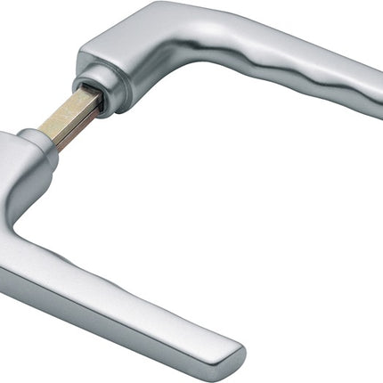 HOPPE Türdrückerpaar Frankfurt 117L Aluminium F1 ( 3000252569 )