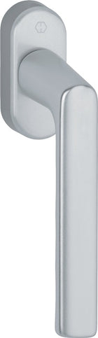 HOPPE window handle Hamburg 0700L/U26 Aluminium F1 Aluminium silver-coloured ( 3000203151 )