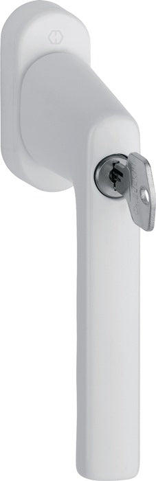 Klamka okienna HOPPE Hamburg 0700LS/U26 100NM Aluminium F9016 biały ( 3000203156 )