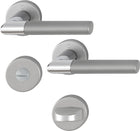 HOPPE Garniture à rosette Lecce 1405/42KV/42KVS Aluminium F49/F9-2 ( 3000220015 )