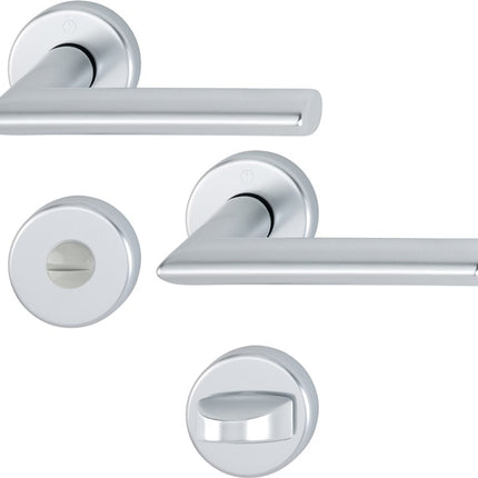 HOPPE Escutcheon set Stockholm 1140/42KV/42KVS Aluminium F1 ( 3000252245 )