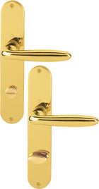 HOPPE set di piastre lunghe Verona M151/302 ottone F71 ( 3000252668 )