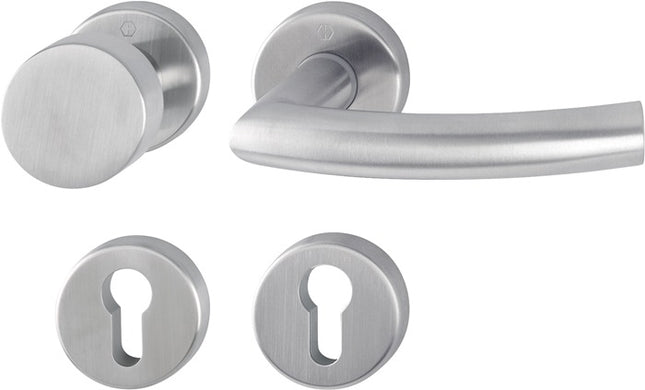 HOPPE Set di rosette Trondheim E58/42KV/42KVS/1430Z Acciaio inox F69 ( 3000252648 )