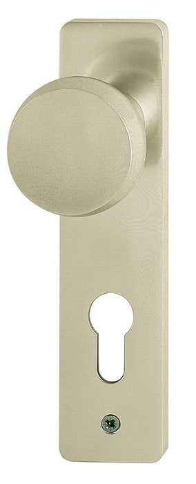 HOPPE Pomo placa corta 58/202K Aluminio F1 ( 3000252051 )