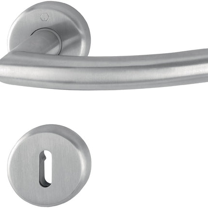 HOPPE Set di rosette Narvik E1430ZP/17KV/17KVS Acciaio inox F69 ( 3000252275 )