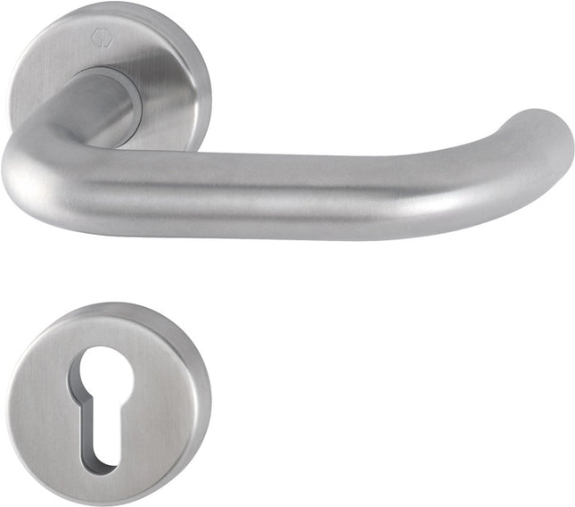 HOPPE Juego de roseta Paris E138Z/42KV/42KVS Acero inoxidable F69 ( 3000203009 )