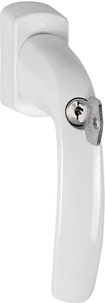 HOPPE window handle New York 0810S/US10 100Nm aluminium F9016 / traffic white ( 8000347602 )