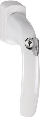 HOPPE window handle New York 0810S/US10 100Nm aluminium F9016 / traffic white ( 8000347602 )