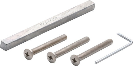 Juego de fijación HOPPE D/D Pasador rápido 2410/3410 Juegos de protección contra empuje 8 x 150 mm ( 3000209236 )