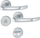 HOPPE Juego de escudos San Francisco 1301/42KV/42KVS Aluminio F1 ( 3000202002 )