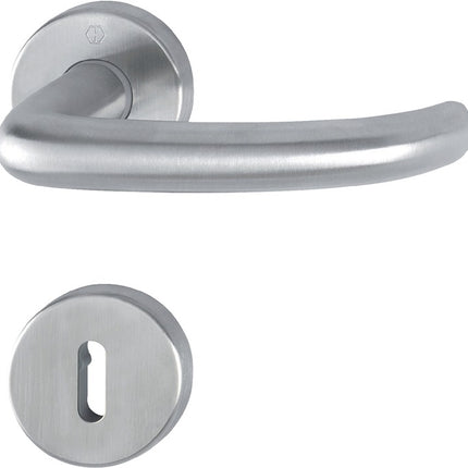 HOPPE Juego de escudos San Francisco E1301Z/42KV/42KVS Acero inoxidable F69 ( 3000202017 )