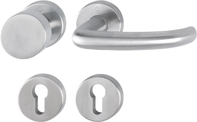 HOPPE Zestaw rozetek San Francisco E58/42KV/42KVS/1301Z Stal nierdzewna F69 ( 3000202020 )