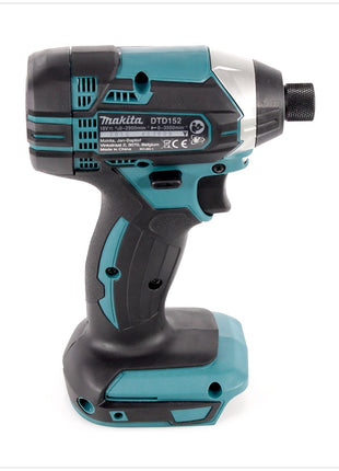 Makita DTD 152 Akku Schlagschrauber 18 V 165 Nm 1/4" + 1x Akku 2,0 Ah + Ladegerät + Koffer - Toolbrothers
