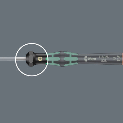 WERA Electronics destornillador mecánico de precisión 2054 6-KT. 2,5 mm Longitud de la hoja 60 mm ( 4300001790 )