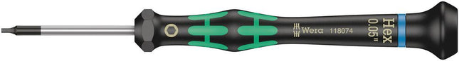 WERA Destornillador mecánico electrónico de precisión 2054 6-KT. 3 mm Longitud de la hoja 60 mm ( 4300001787 )