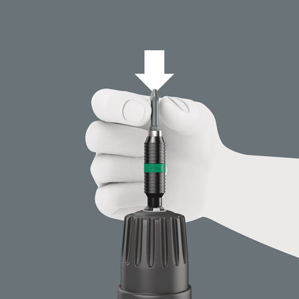 Portapuntas WERA Rapidaptor 1/4 ″ F 6.3 1/4 ″ C 6.3 + E 6.3 ( 4000829608 )