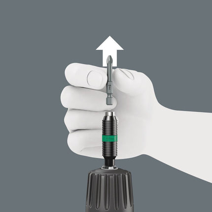 Portapuntas WERA Rapidaptor 1/4 ″ F 6.3 1/4 ″ C 6.3 + E 6.3 ( 4000829608 )
