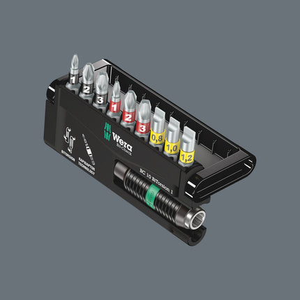 WERA Bit-Check 10 BiTorsion 1 Juego de puntas de 10 piezas ( 4000829670 )
