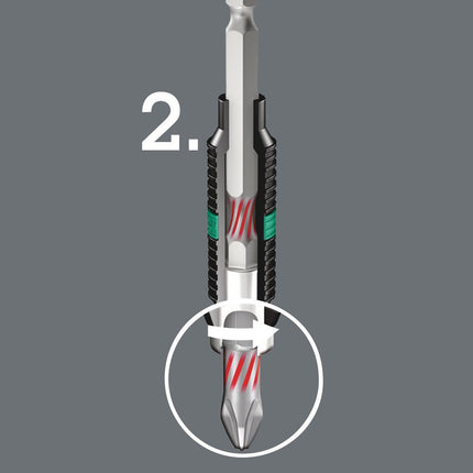 WERA Bit-Check 10 BiTorsion 1 Juego de puntas de 10 piezas ( 4000829670 )