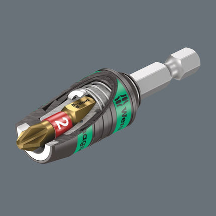 Portapuntas WERA 887/4 RR Rapidaptor 1/4 ″ F 6.3 1/4 ″ C 6.3 + E 6.3 ( 4000829612 )