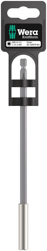 WERA bit holder 899/4/1 S 1/4 ″ F 6.3 1/4 ″ 1/4 ″ C 6.3 ( 4000829746 )