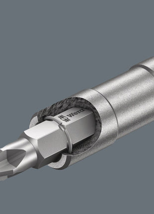 WERA bit holder 899/4/1 S 1/4 ″ F 6.3 1/4 ″ 1/4 ″ C 6.3 ( 4000829747 )