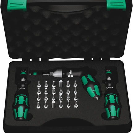 WERA Drehmomentschraubendrehersatz 7440/41/42 27-teilig 0,3-6 Nm ( 4000828021 )